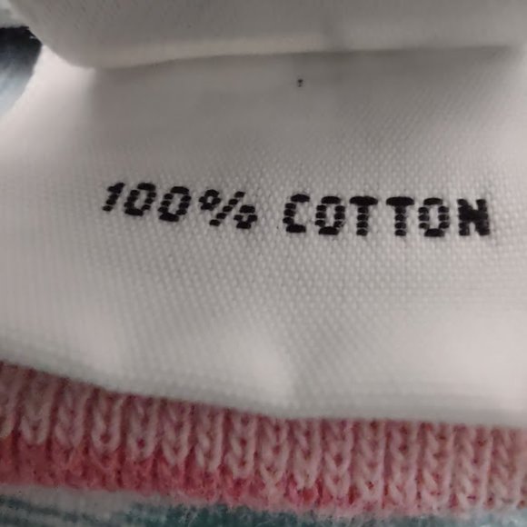 TALBOTS PASTEL STRIPED WOMEN'S PULLOVER SHIRT 3/4 SLEEVES SIZE L - Picture 5 of 6